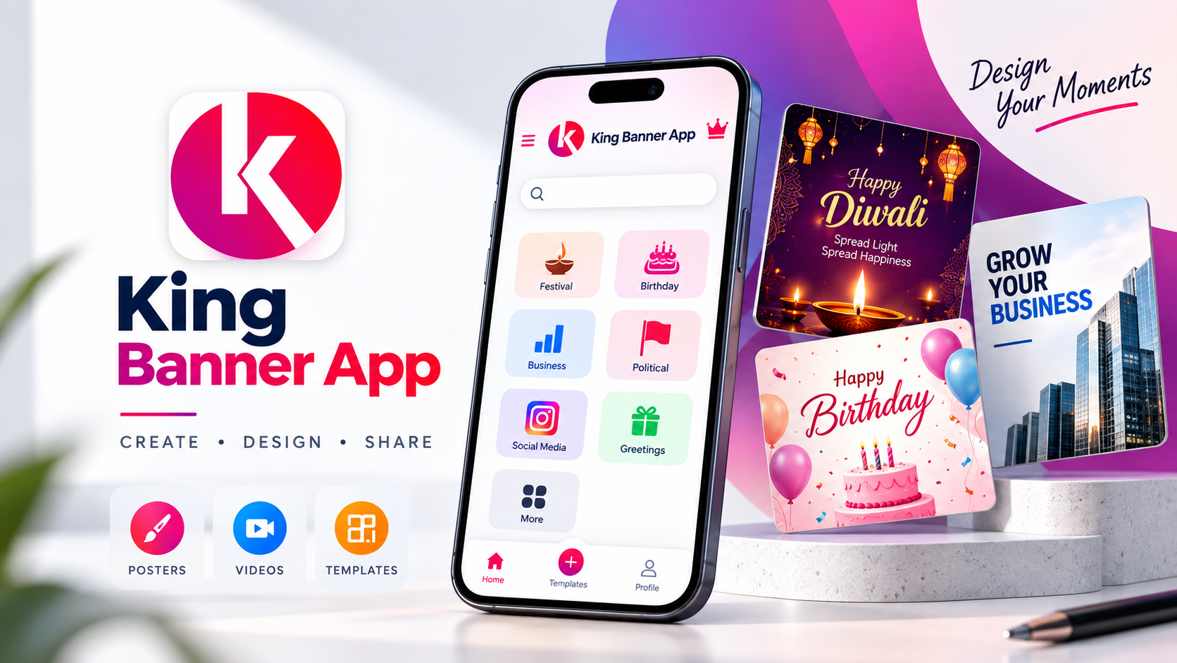 King Banner App